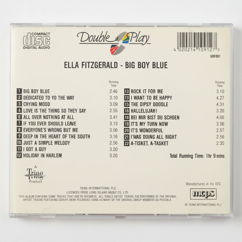 Ella Fitzgerald – Big Boy Blue | Classic Jazz CD | Preloved