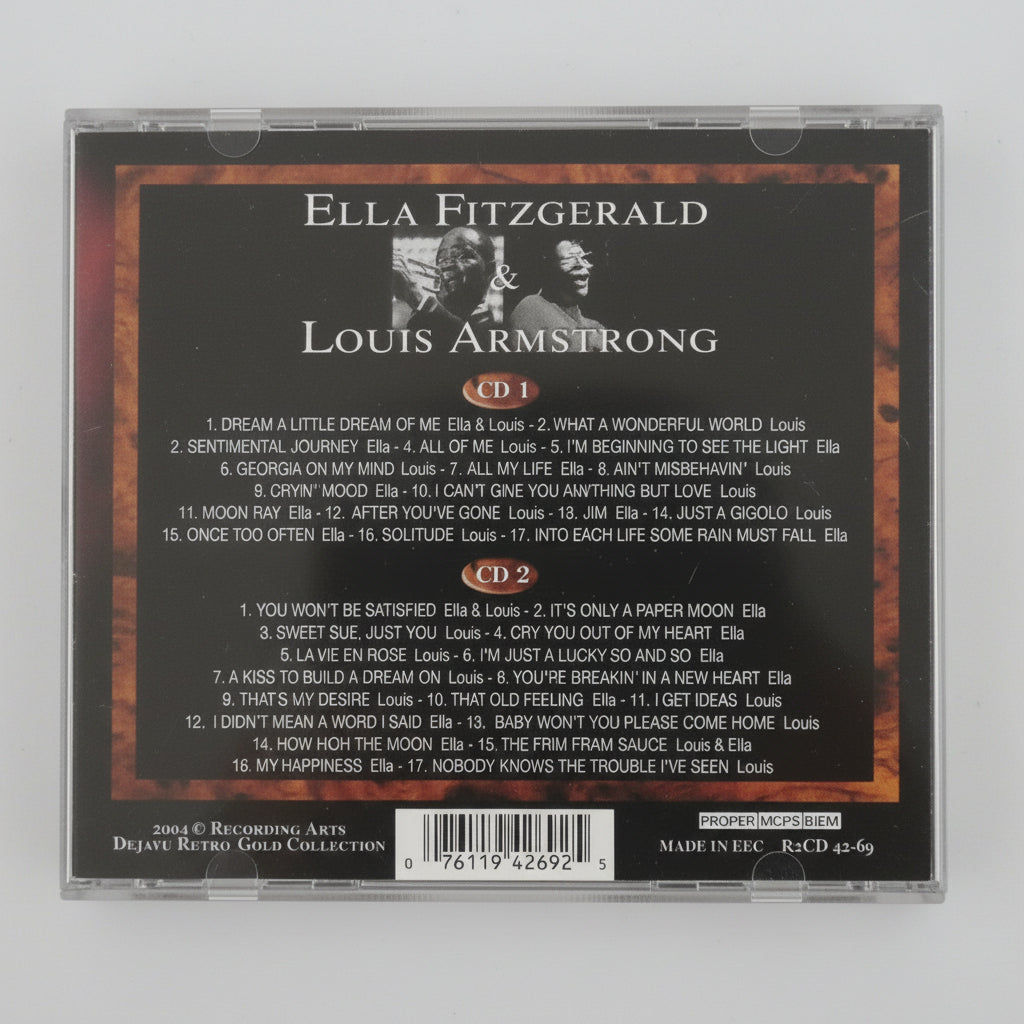 Ella Fitzgerald & Louis Armstrong – The Love Songs | 34 Timeless Tracks | 2-CD Collection