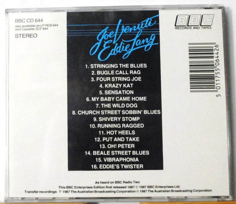 Great Original Performances 1926 - 1933 CD Joe Venetian/Eddie Lang