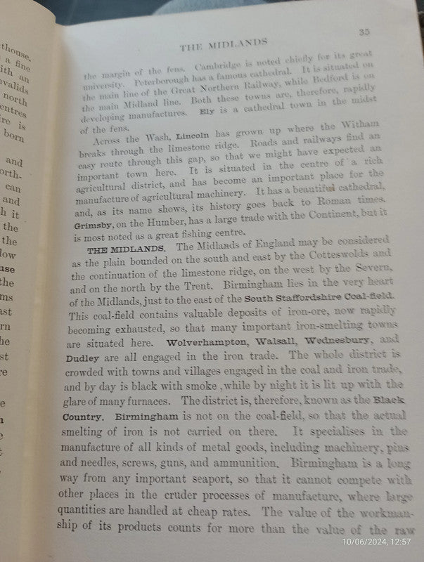 Regional Geography For Intermediate Classes By Frederick Mort, M.A., D.Sc., F.G.S. 1921