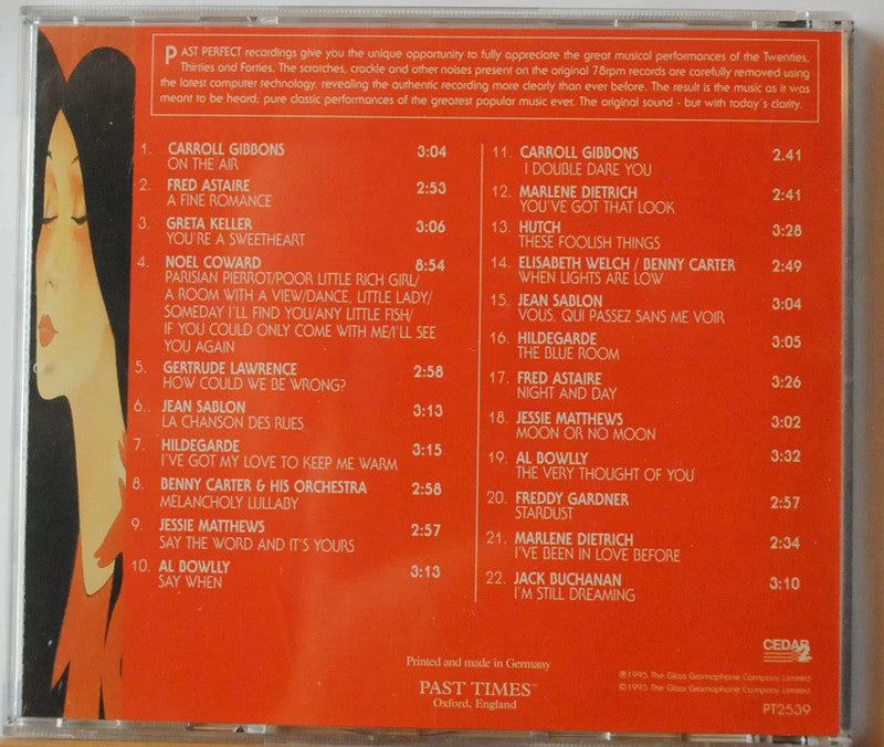 More Sophistication - Style & Songs from the 1930s (Past Perfect 1995)