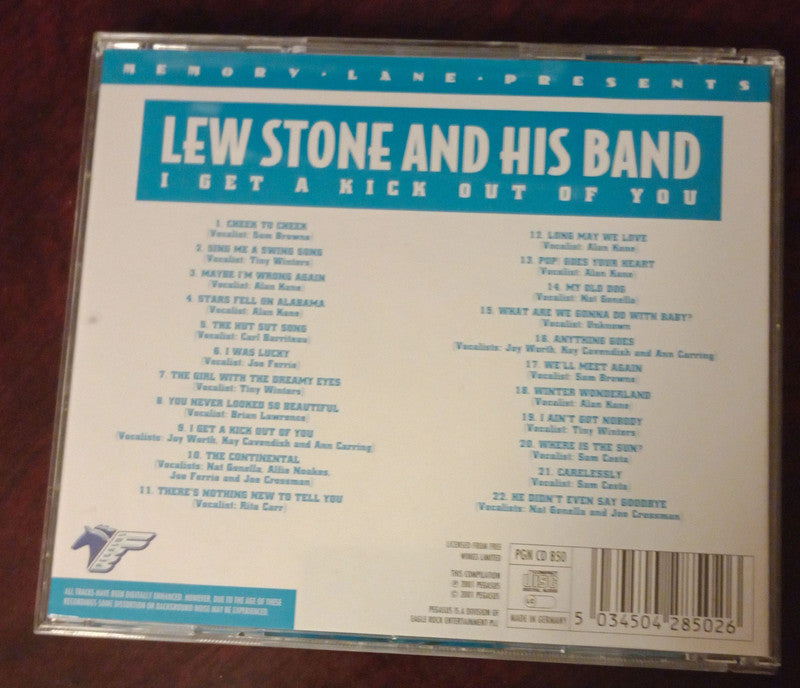Lew Stone City Band I Get a Kick Out of You (CD) Album (US IMPORT)