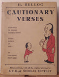 Cautionary Verses By H. Belloc - Illustrated Album Edition C1965 Vintage