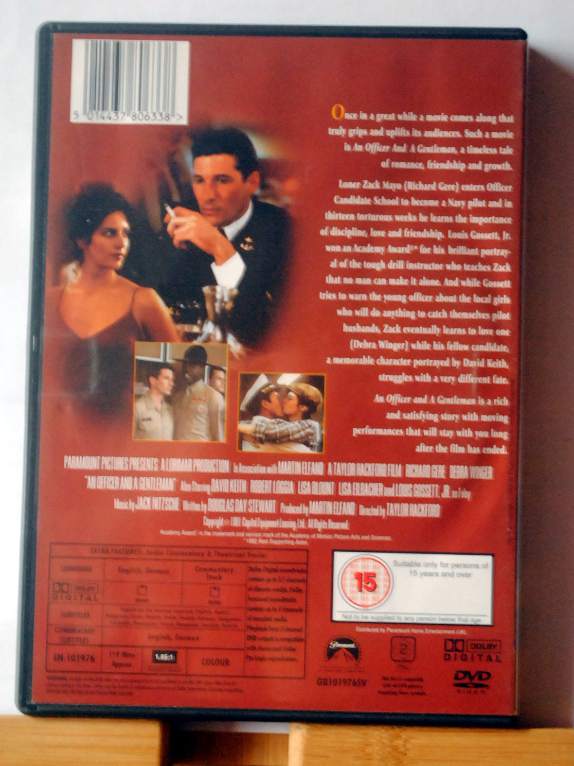 An Officer and a Gentleman Richard Gere 2001