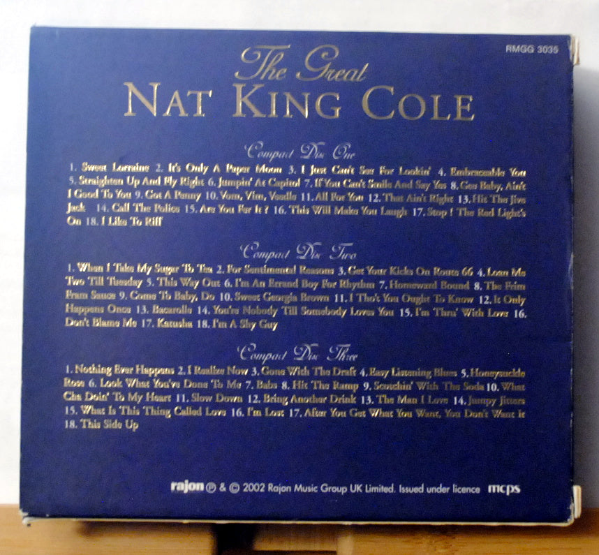 Nat King Cole – The Great Nat King Cole CD (2001)