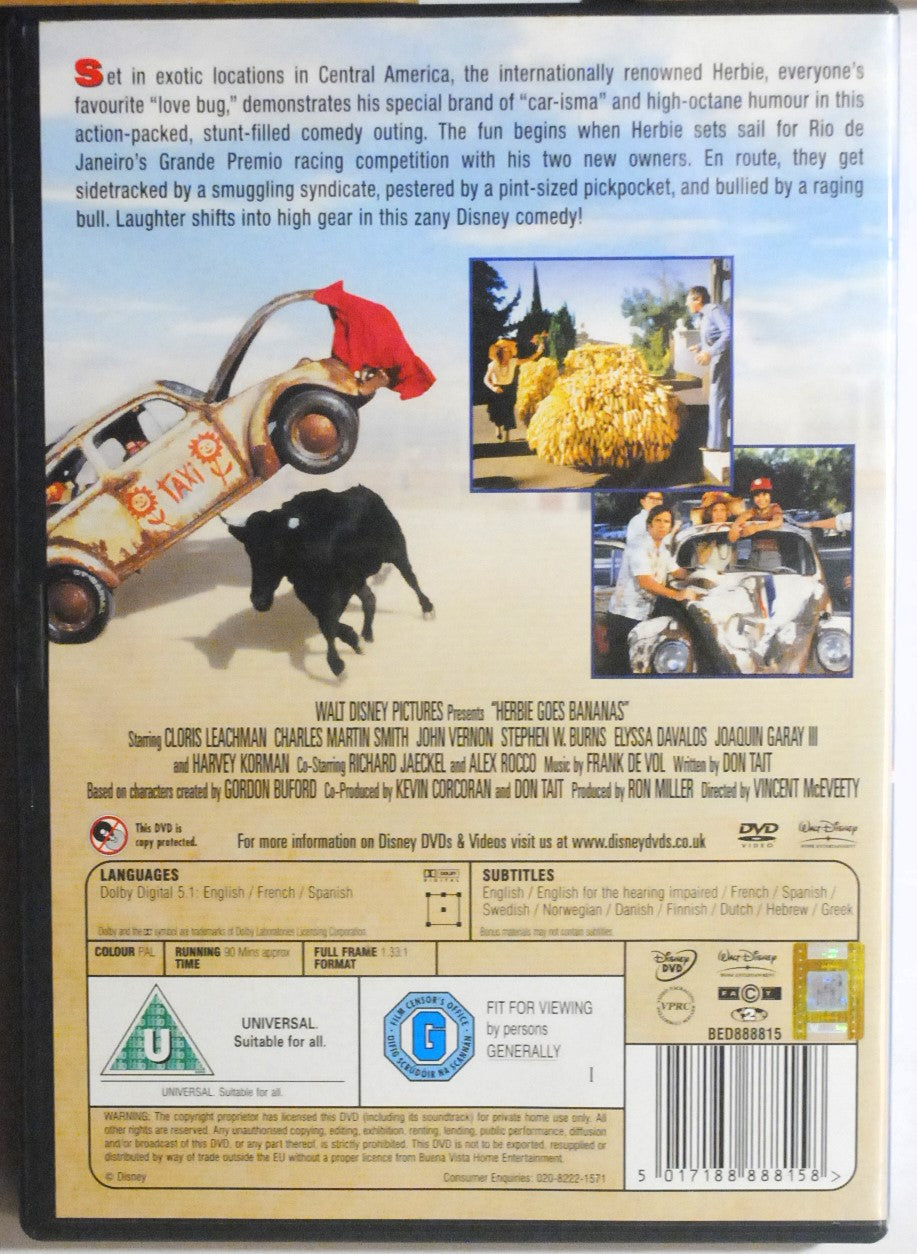 Herbie Goes Bananas Dean Jones 2004