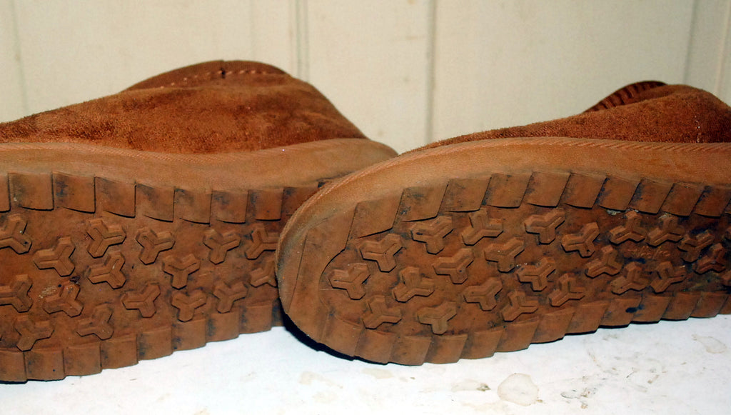 Woman's Faux Leather Boots - UK Size 4.5 / EU 37 - Brown