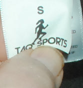 Taq Sports Hoodie - Size Small - Black 'Upside Down Pink Lady'