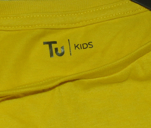 TU Kids T-Shirt - Age 12 Years - Yellow
