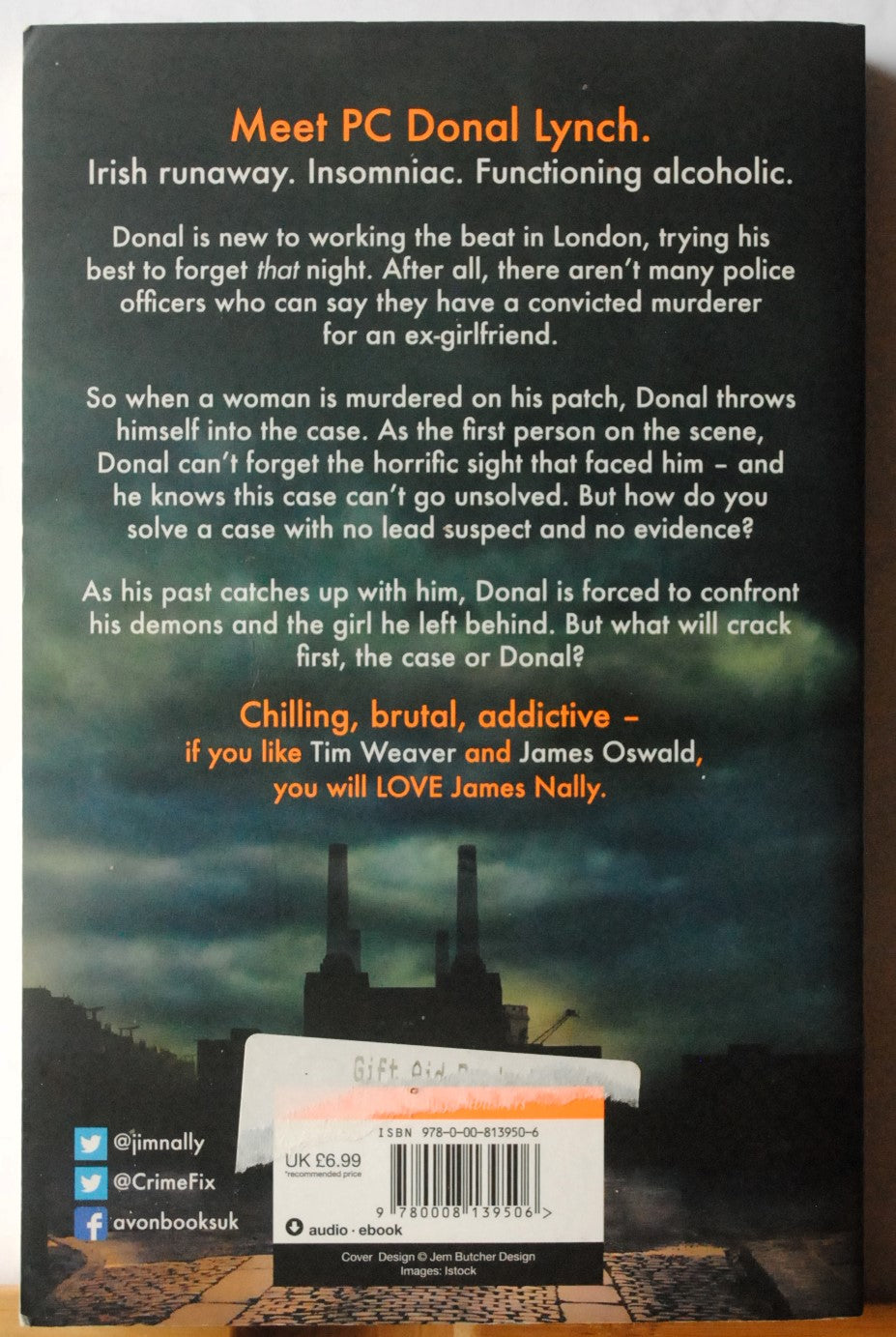 Alone with the Dead: A PC Donal Casey Thriller By James Nally