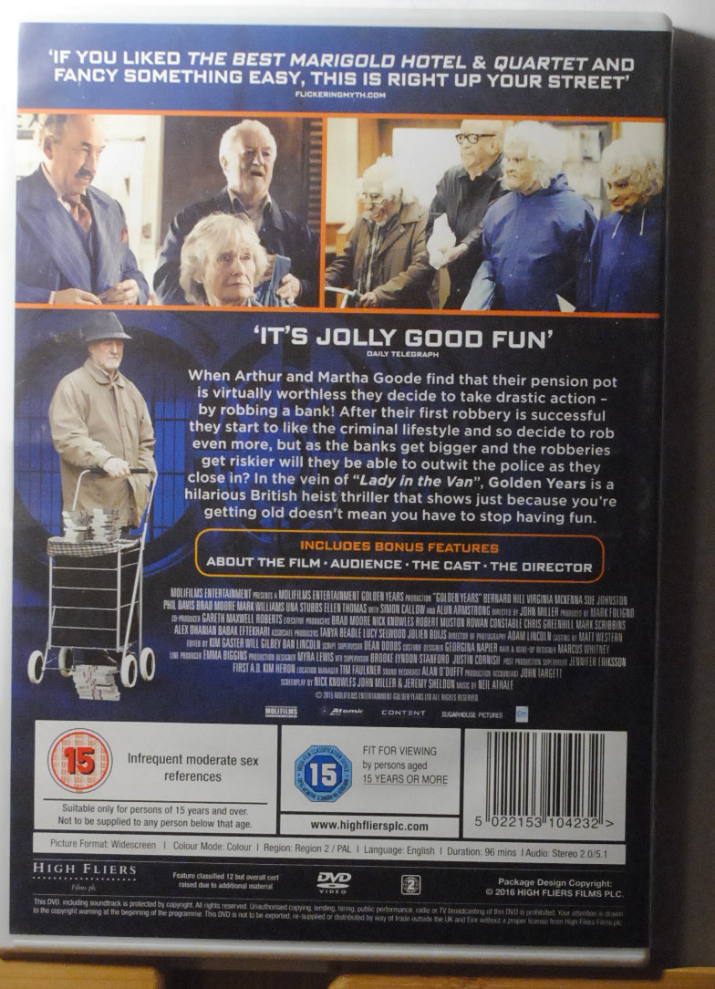 Golden Years Grand Theft OAP [DVD]