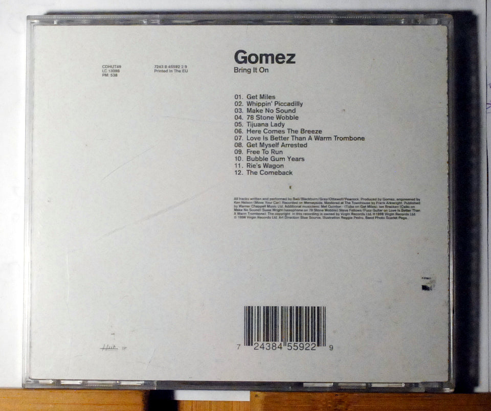 Gomez - Bring It On CD (1998)