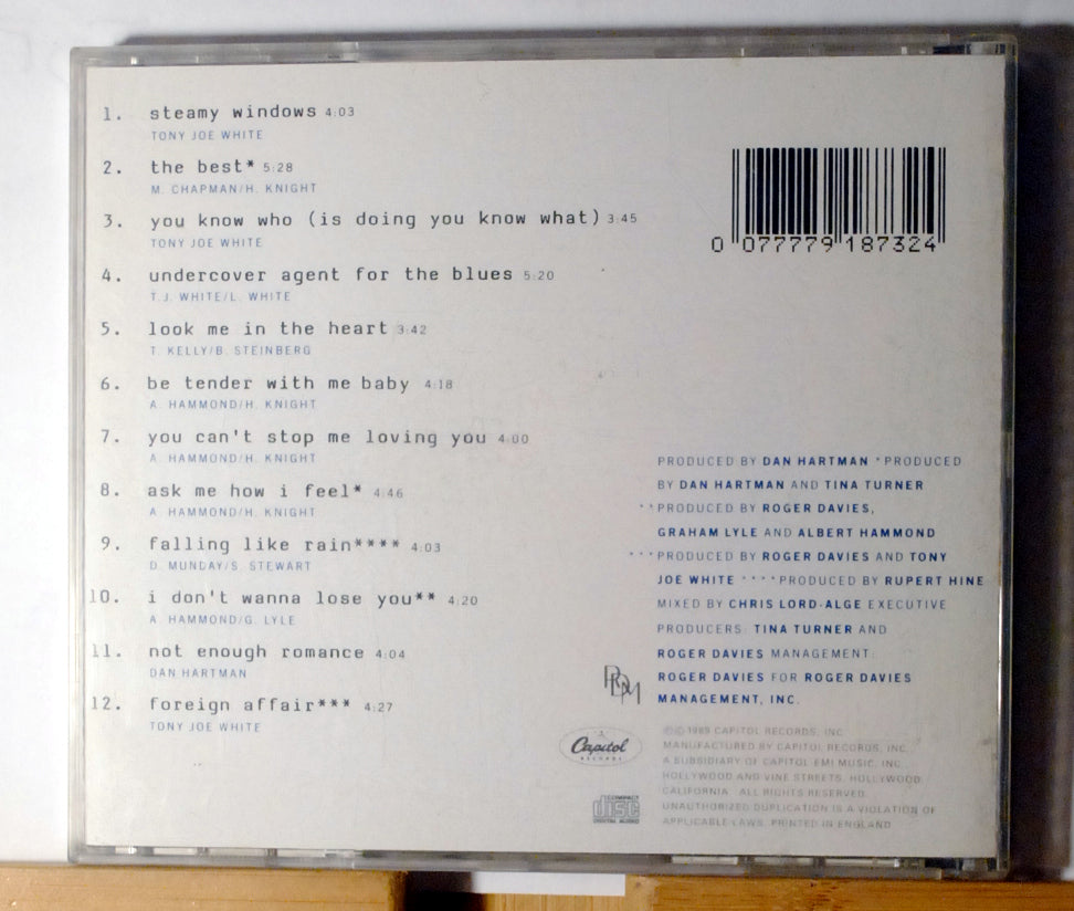 Tina Turner - Foreign Affair CD (1989)