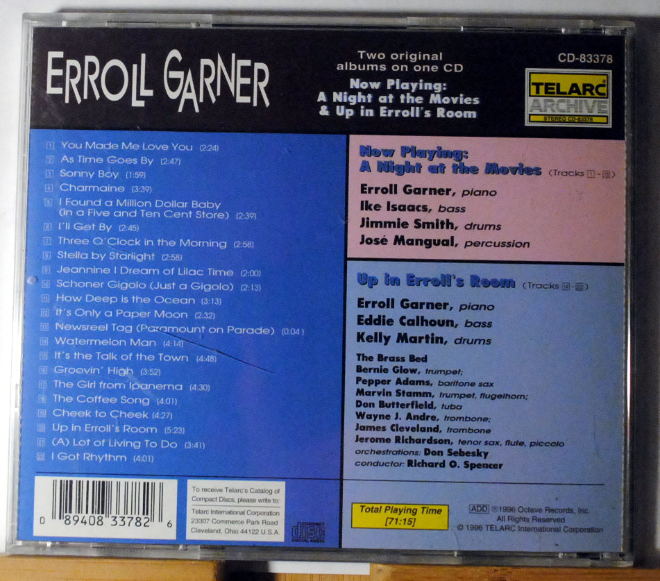 Now Playing A Night At The Movies Up In Errolls Room CD