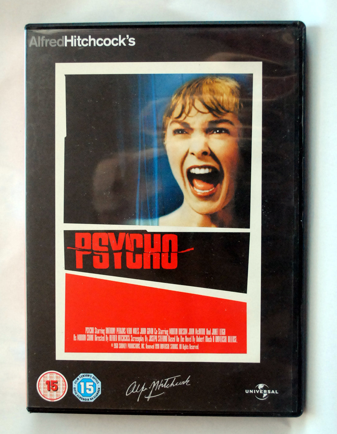 Psycho DVD (2013) Anthony Perkins, Hitchcock (DIR) cert 15