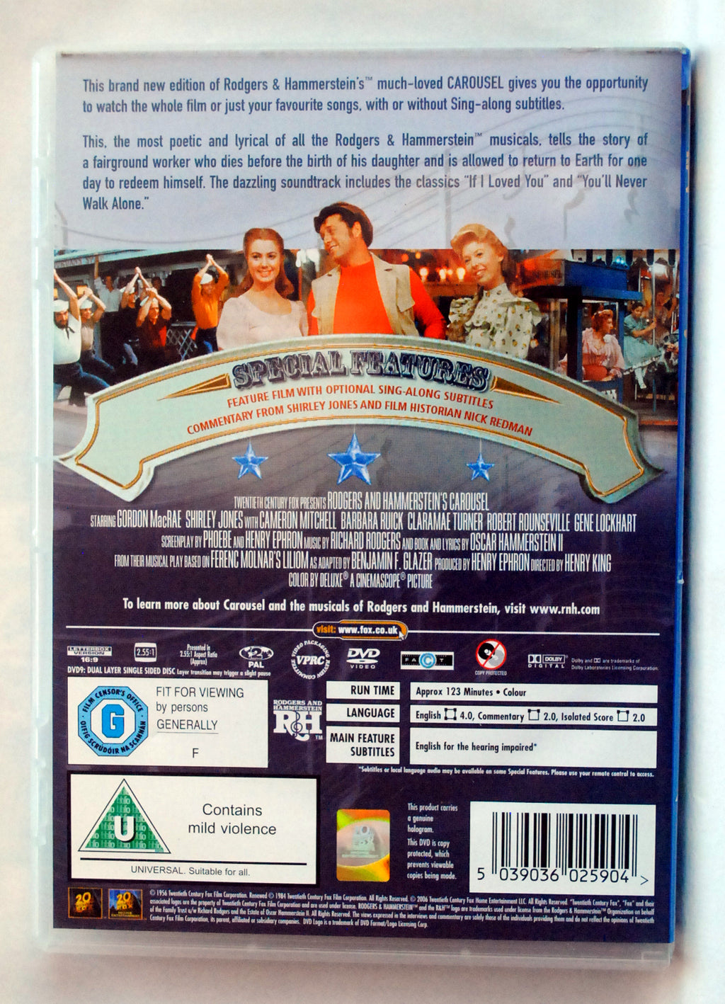 Carousel DVD Musicals & Broadway (2006) Gordon Macrae
