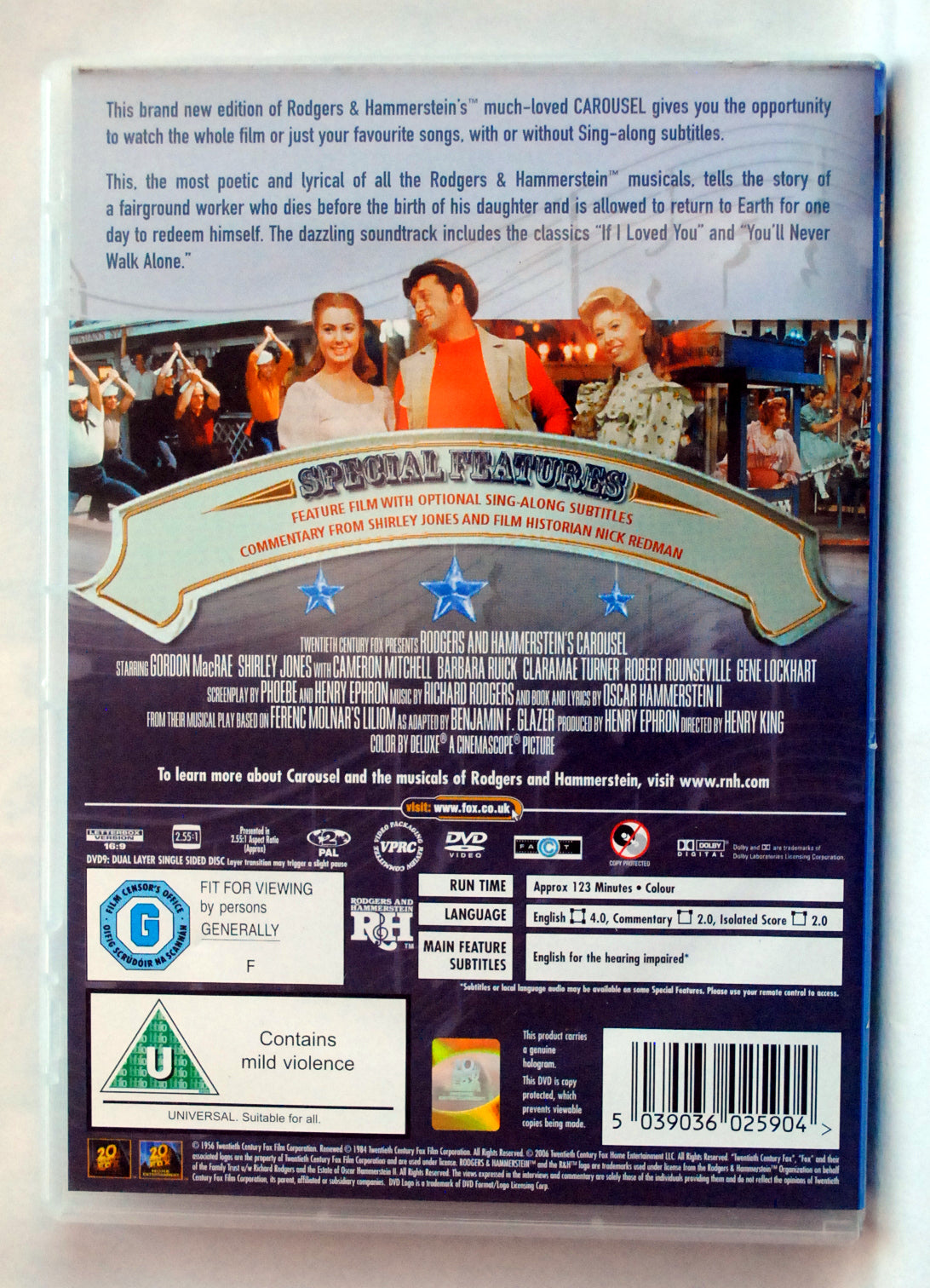 Carousel DVD Musicals & Broadway (2006) Gordon Macrae