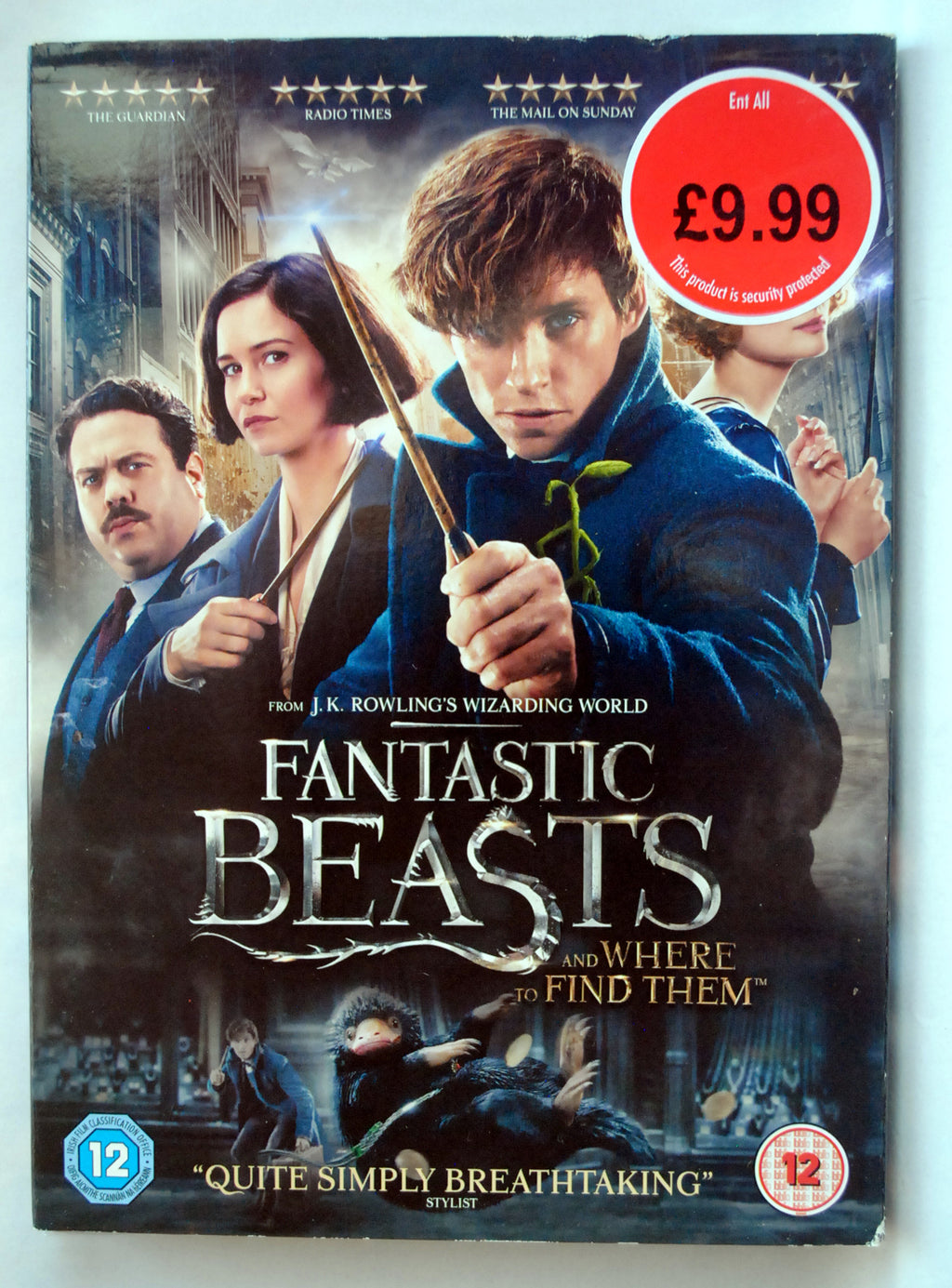 Fantastic Beasts and Where to Find Them DVD (2017) Eddie Redmayne, Yates (DIR)