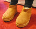 Woman's Faux Leather Boots - UK Size 4.5 / EU 37 - Brown