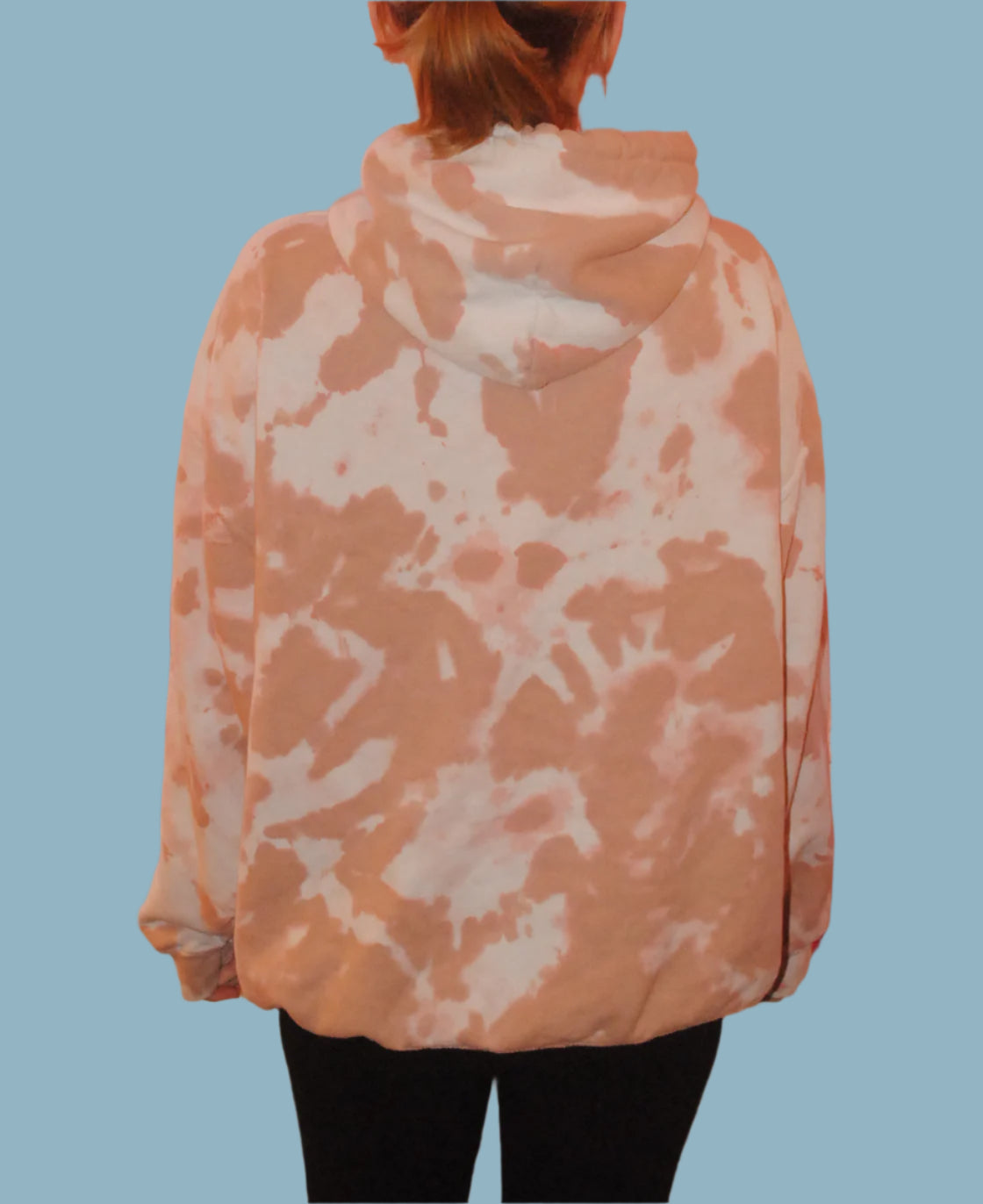 Gildan Hoodie - XL - White, Cream & Pink