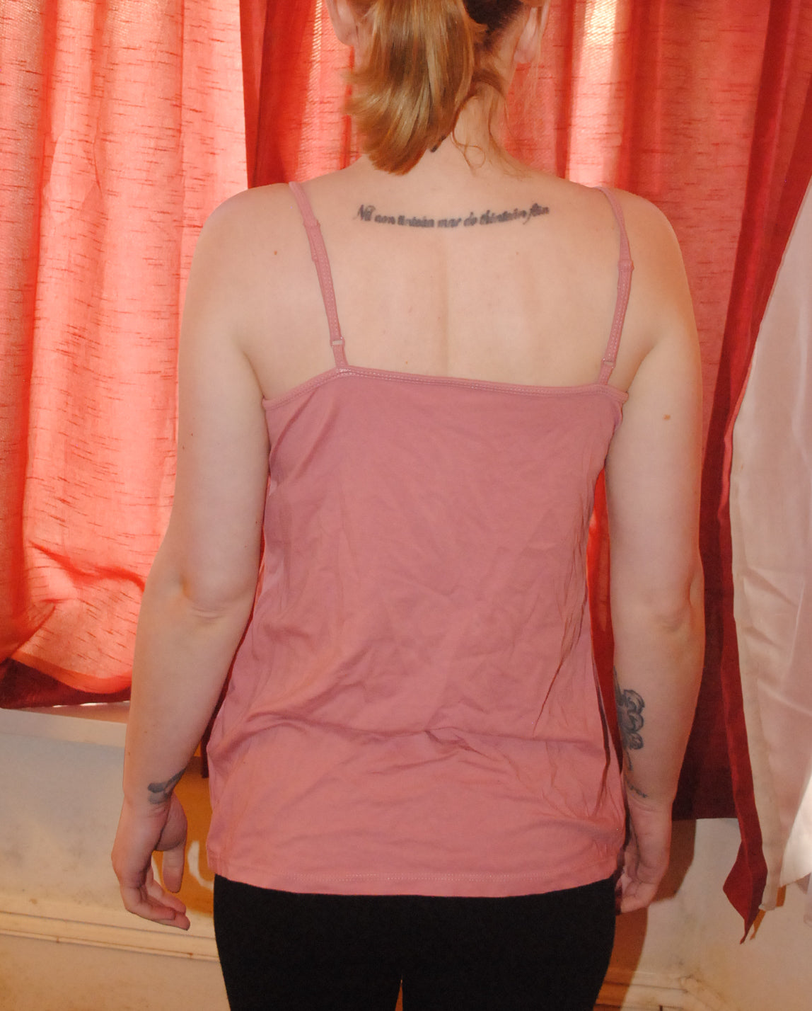 Primark Sleeveless Cami Top - UK 20 - Burgundy Plain