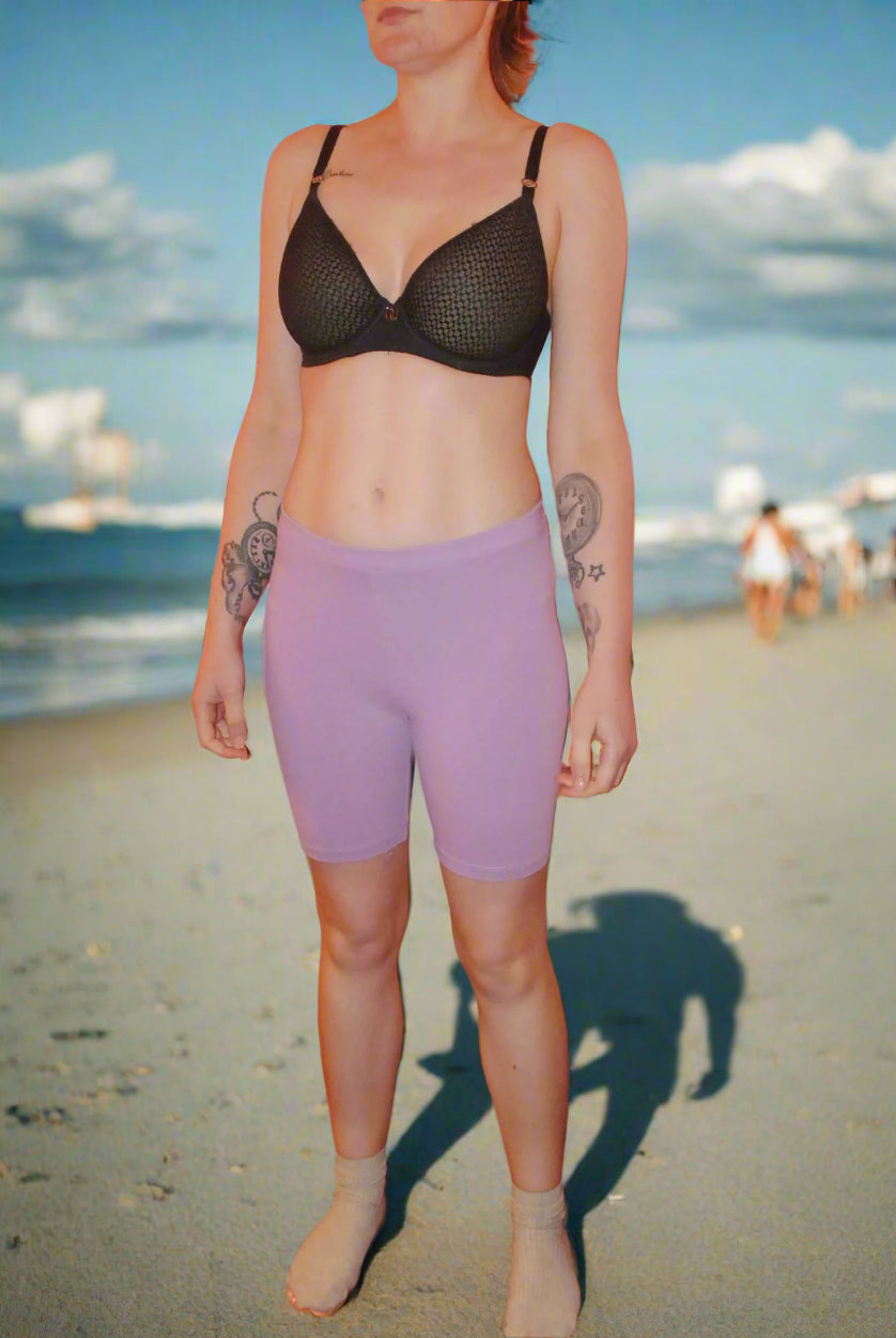 Woman’s Shorts Primark Purple Small Solid Pattern