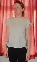 Primark Girls T-Shirt - Age 12-13 Years - Mint Short Sleeve
