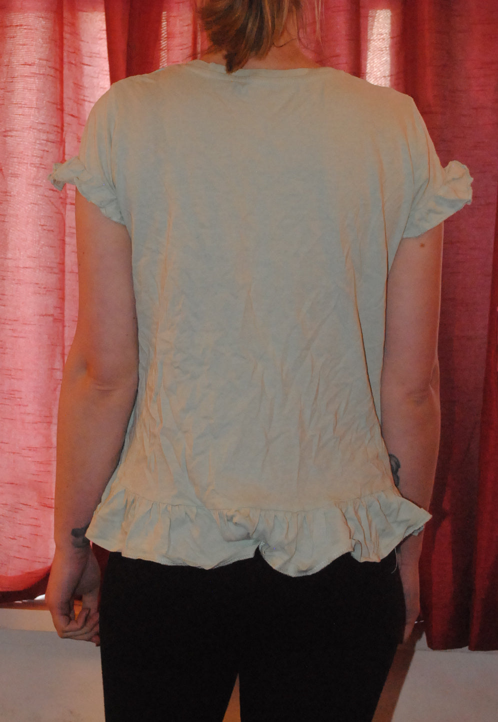 Primark Girls T-Shirt - Age 12-13 Years - Mint Short Sleeve