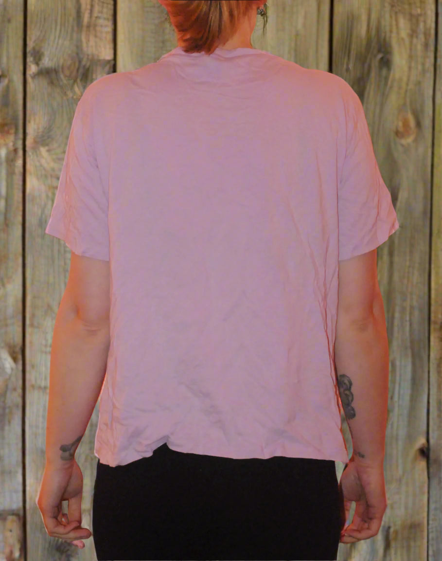H&M Girls' Pink Short Sleeve T-Shirt – Age 11 Years