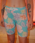 Pep&Co Girls Shorts - Age 12-13 Years - Blue, White & Pink Floral (New with Tags)