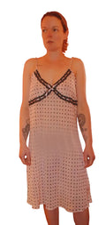 Par Amore 18UK Nightgown Woman's Pin Black Dot Sheer