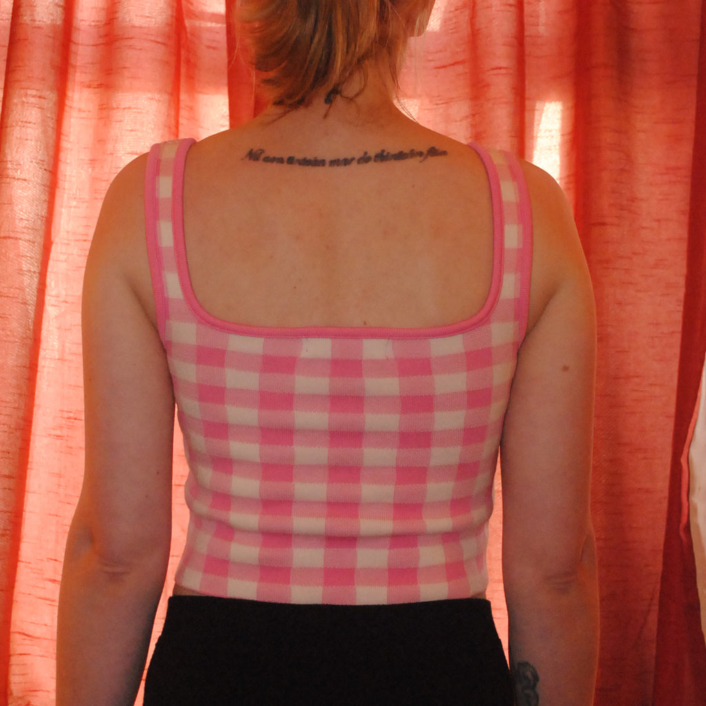 Primark Woman's Top - UK Size 4/6 - Pink & White