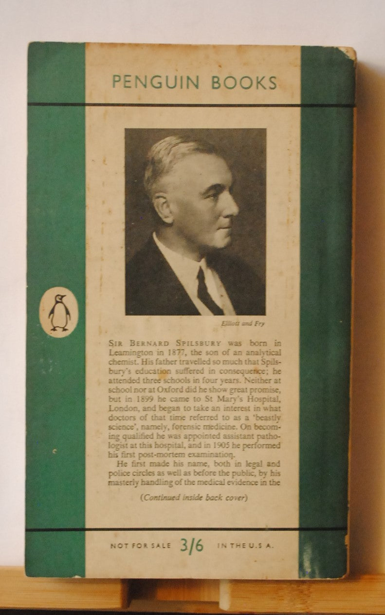 Bernard Spilsbury His Life & Cases – Browne / Tullett; Paperback book (Penguin)