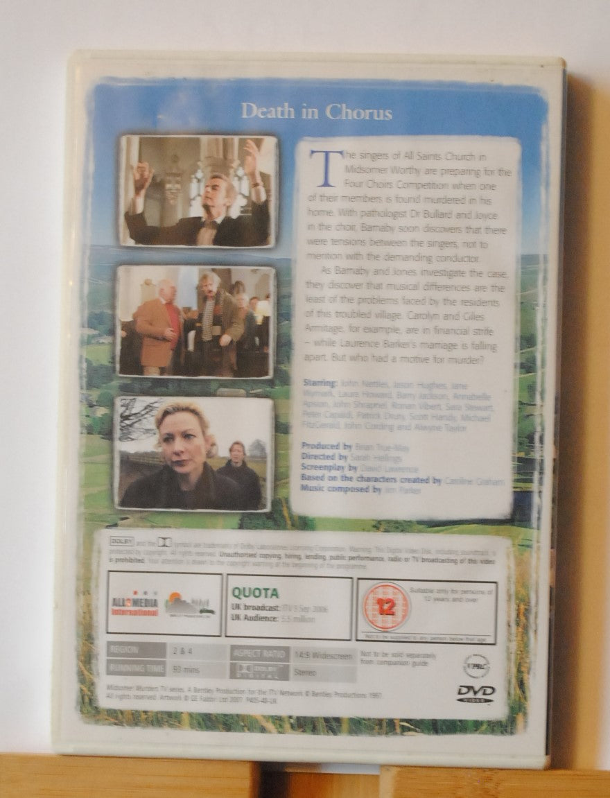 Midsomer Murders: Death In Chorus Dvd John Nettles