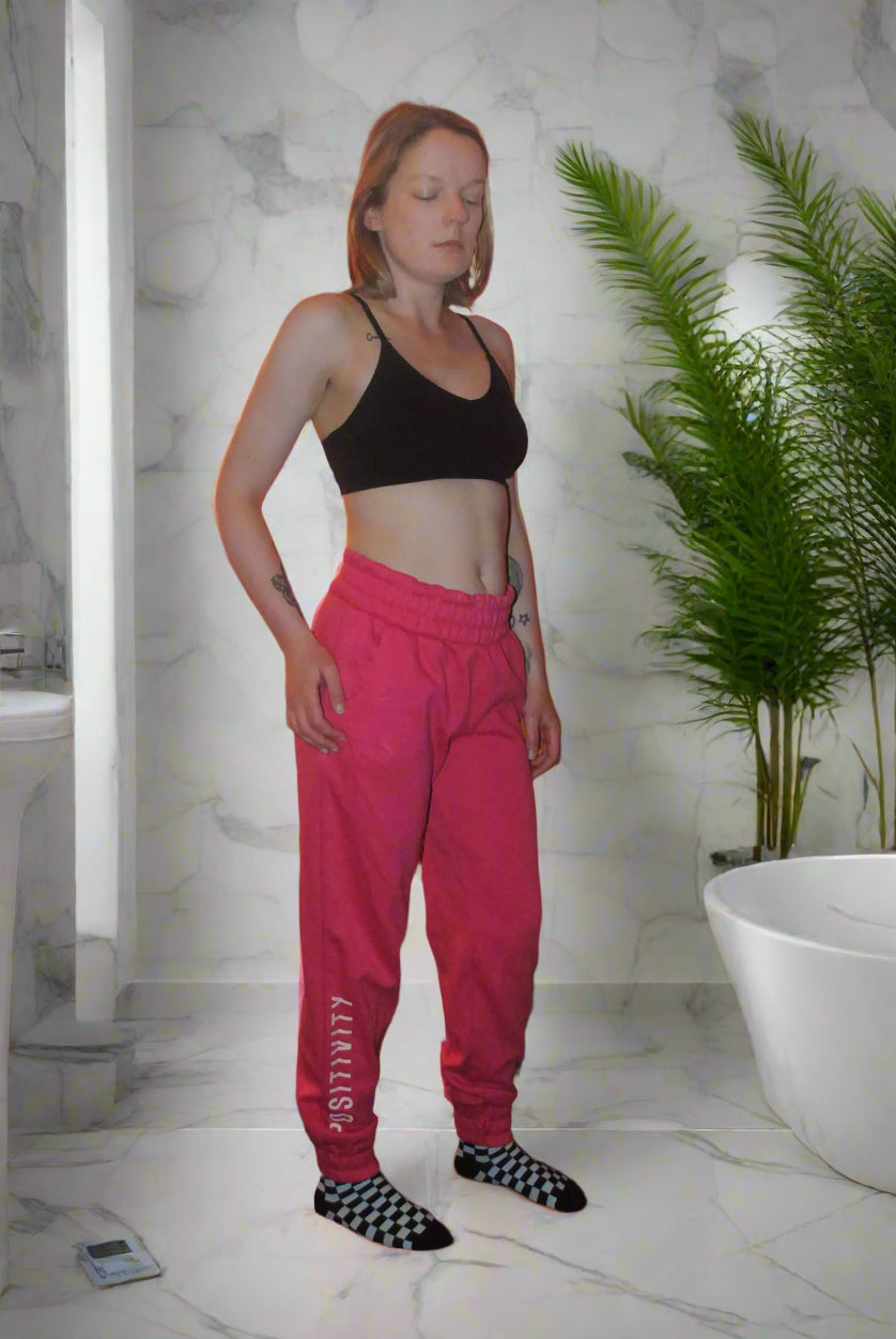 Girls Tracksuit Bottoms Primark Pink 14-15 Yrs Solid Pattern Today is Going to Be a Good Day – Positivity