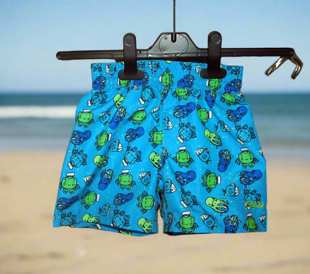 Boy’s Swimsuit Zoggs Multi 4 Yrs Graphic Pattern