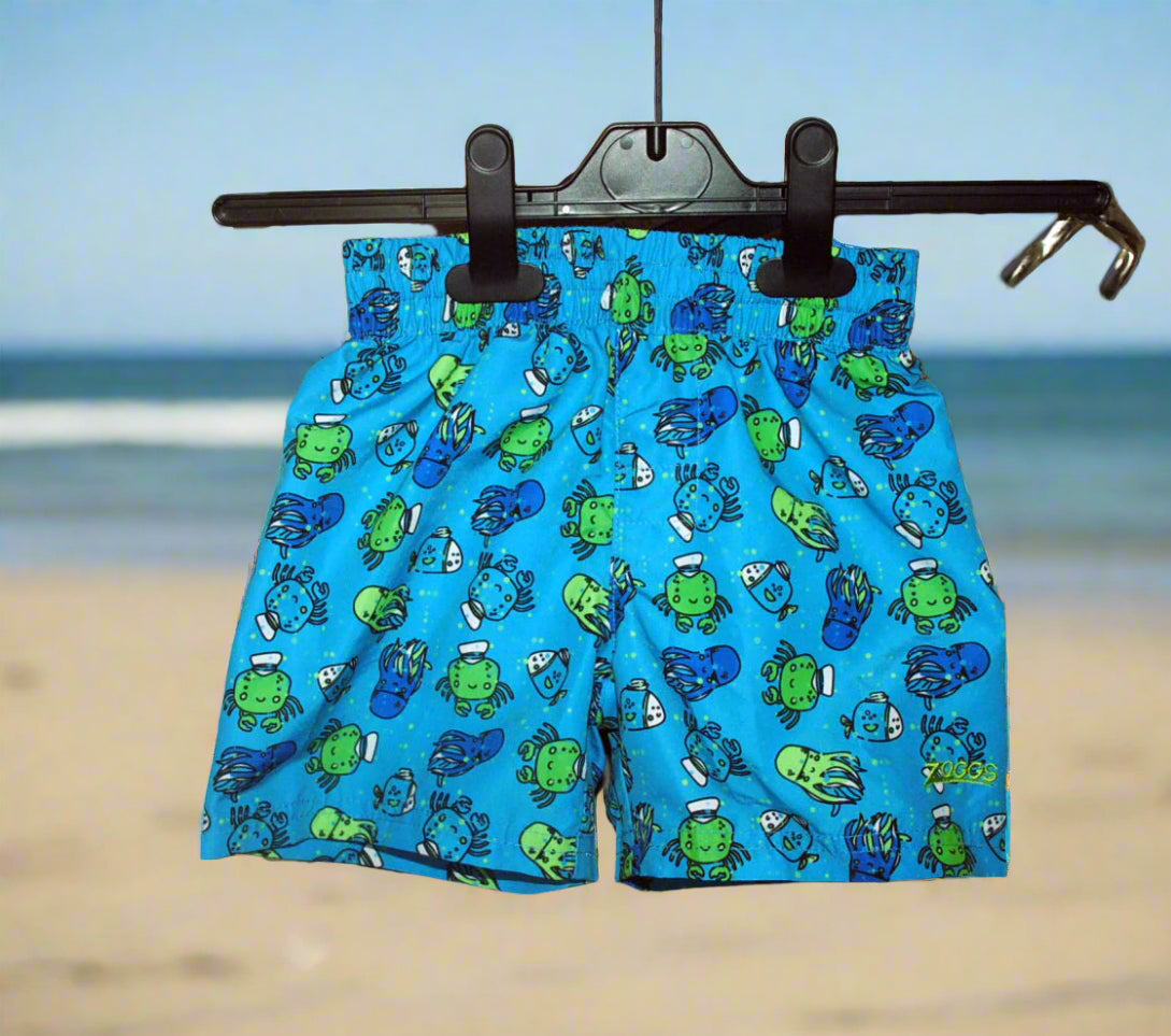 Boy’s Swimsuit Zoggs Multi 4 Yrs Graphic Pattern