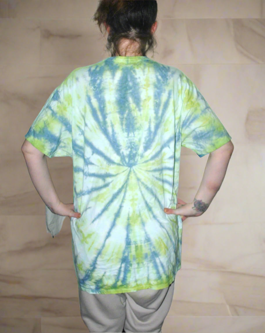 Unisex T-shirt Gildan Multicolour X-Large Tie-Dye Pattern Grey