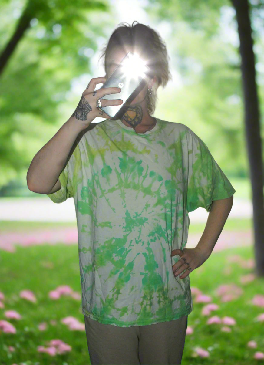 Unisex T-shirt Gildan Multicolour X-Large Tie-Dye Pattern