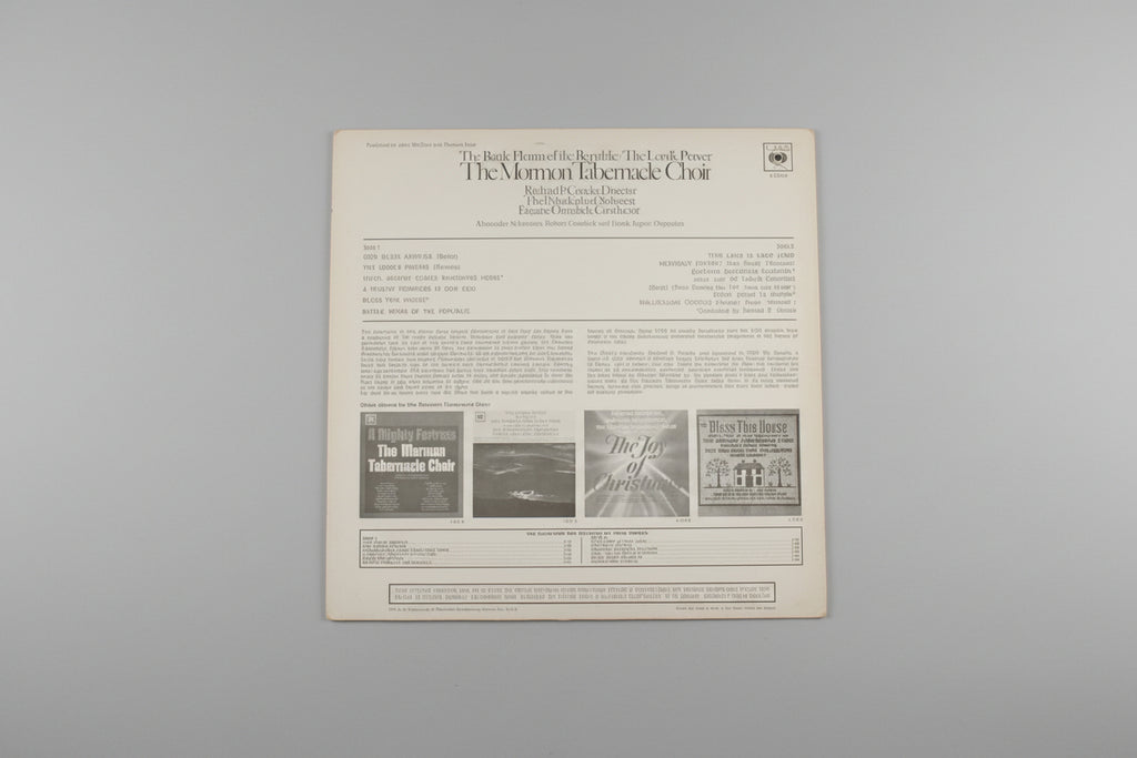 The Battle Hymn of the Republic – Mormon Tabernacle Choir LP