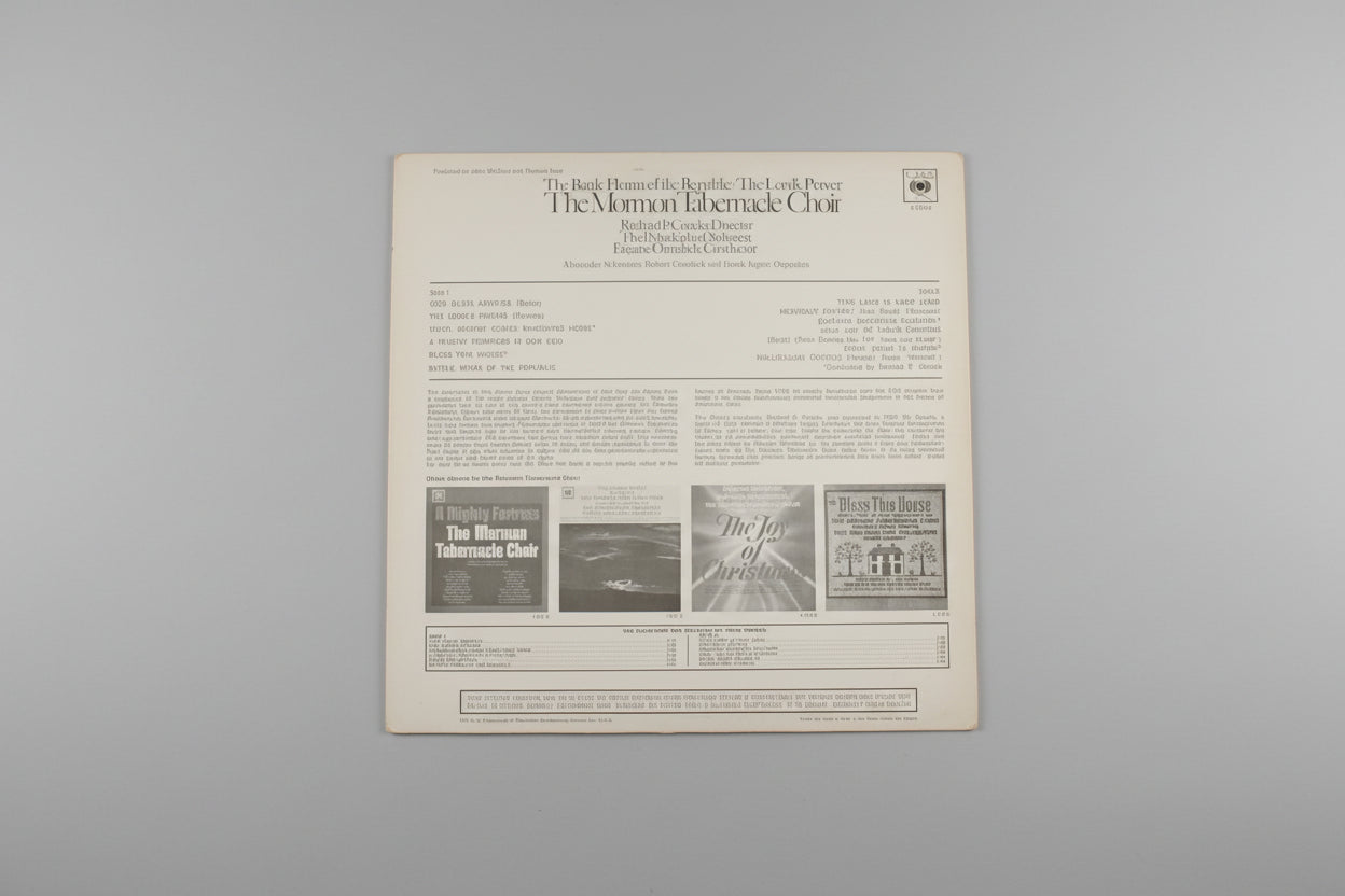 The Battle Hymn of the Republic – Mormon Tabernacle Choir LP