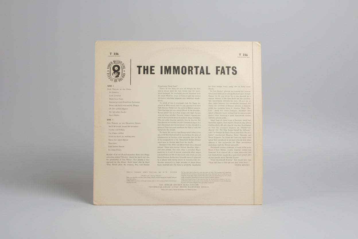 The Immortal Fats – Fats Waller Vinyl LP (Ember T 336)