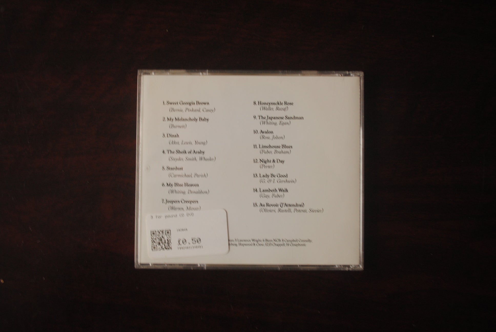 Stephane Grappelli Evergreen Melodies Jazz Violin CD