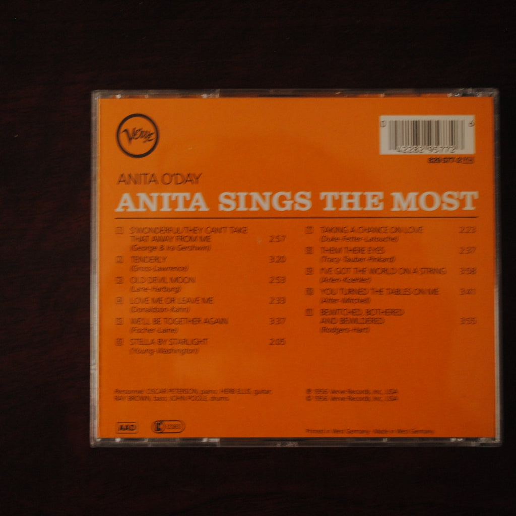 Anita O'Day - Anita Sings the Most (with the Oscar Peterson Quartet)