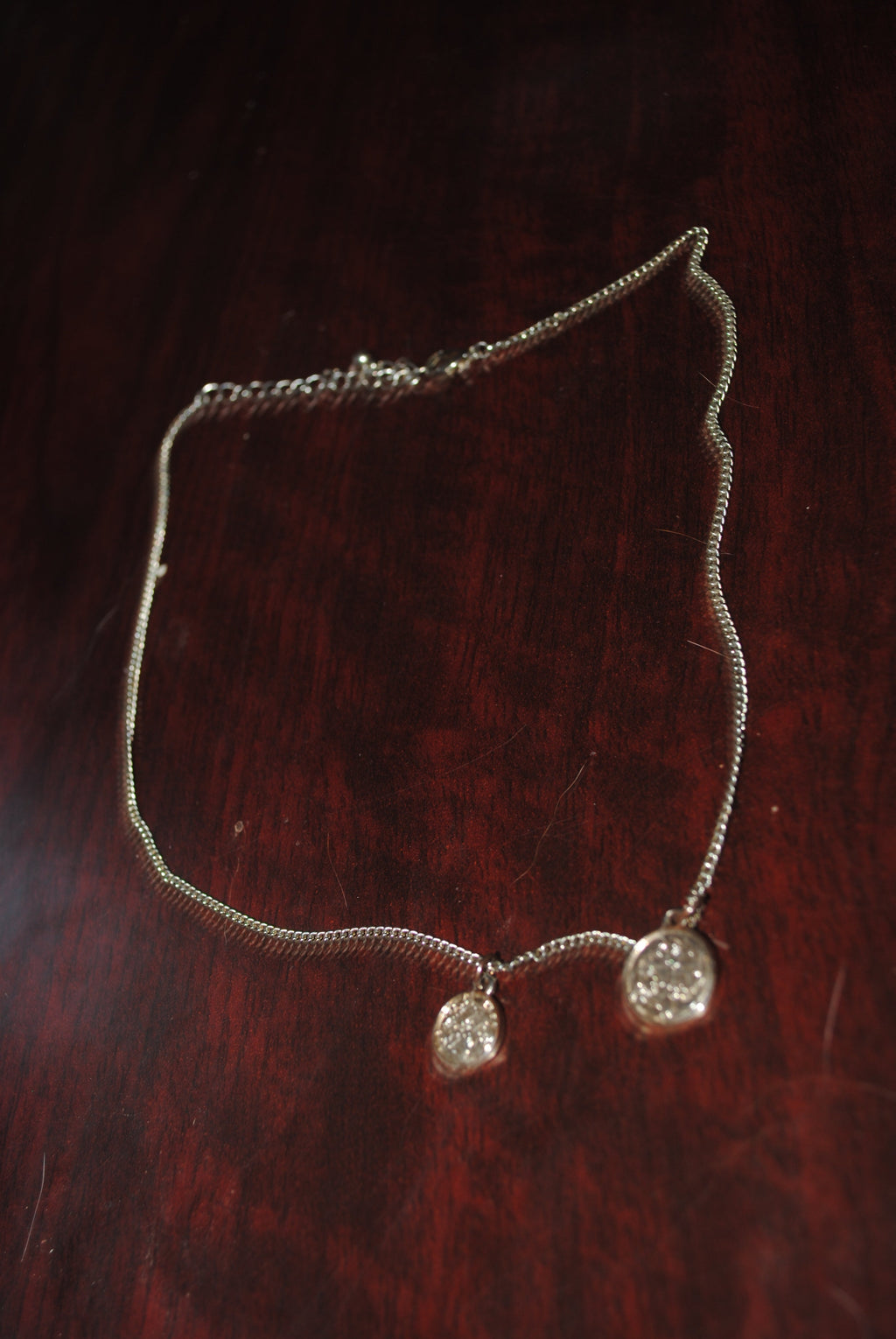 Saint Benedict Medal Necklace – Silver-Tone Chain with Two Charm Medals