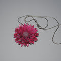Pink Flower Pendant Necklace