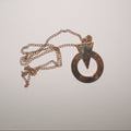Vintage Geometric Pendant Necklace – Art Deco Boho Style