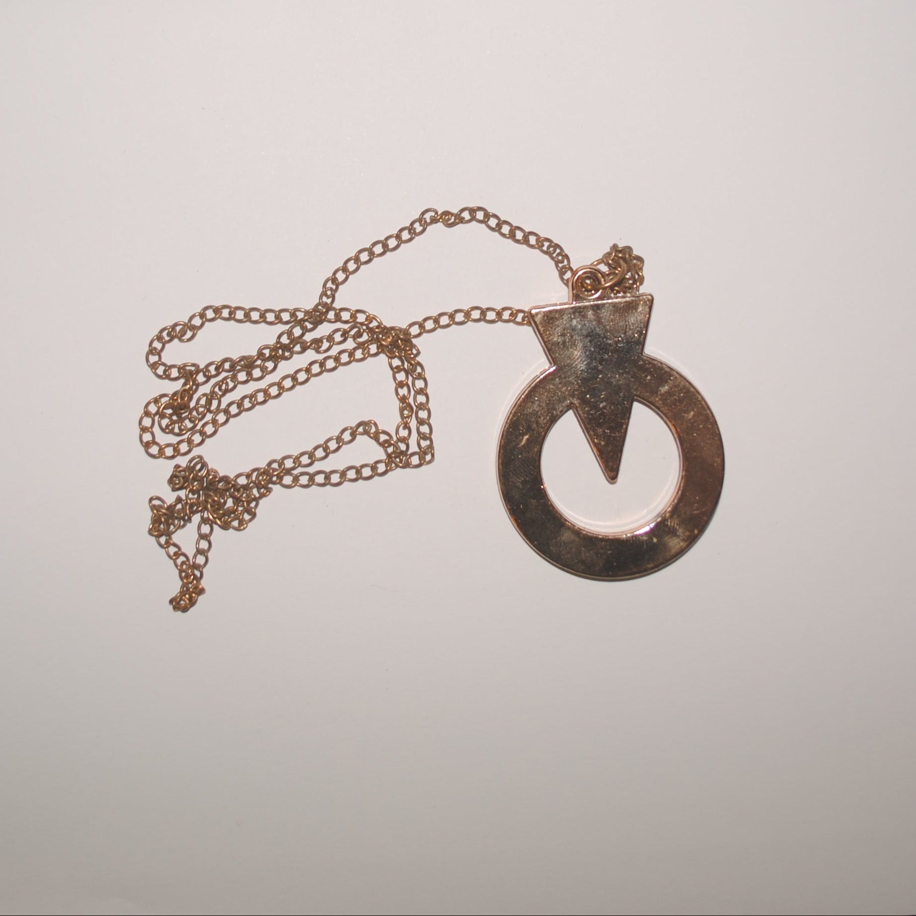 Vintage Geometric Pendant Necklace – Art Deco Boho Style