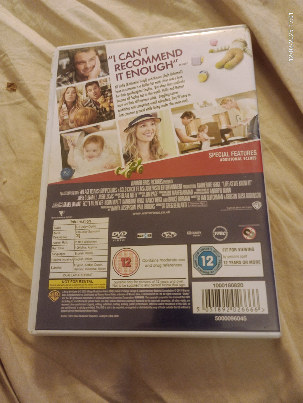 Life as We Know It - 2010 American romantic comedy
