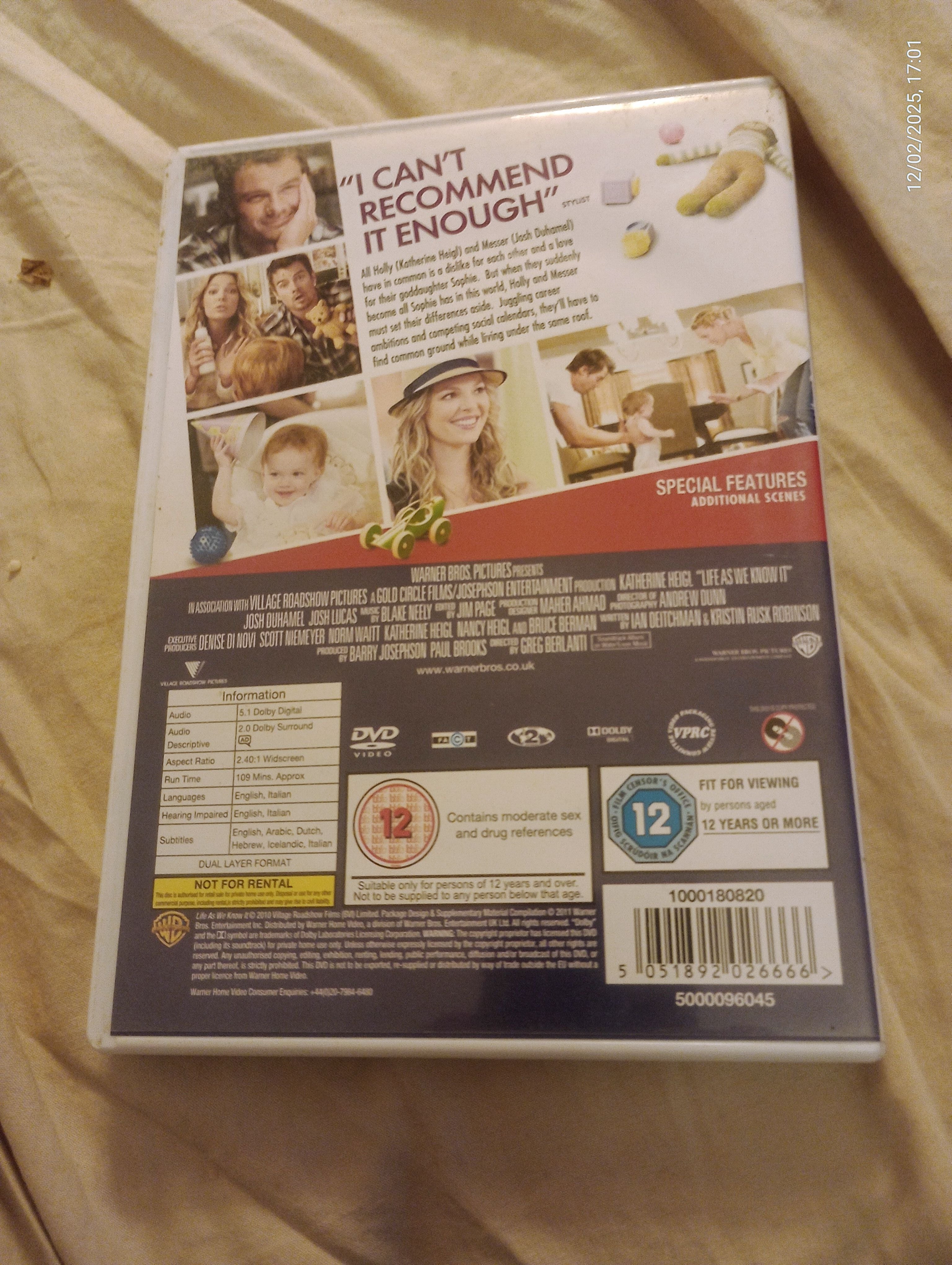 Life as We Know It - 2010 American romantic comedy